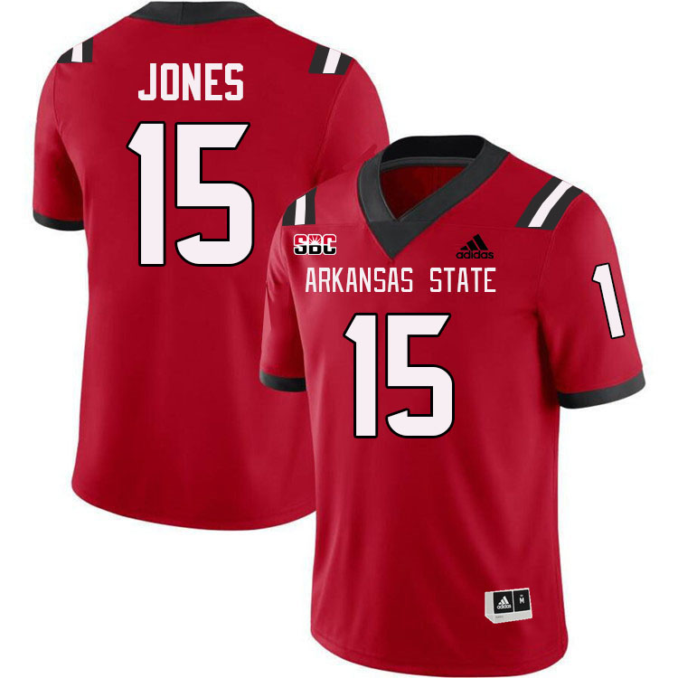 Aslan Jones Arkansas State Jersey,Arkansas State Red Wolves Football Uniforms,Jersey-Red